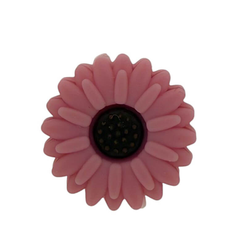 20Pcs Silicone Focal Beads Daisy Sunflower Front Facing Design 29