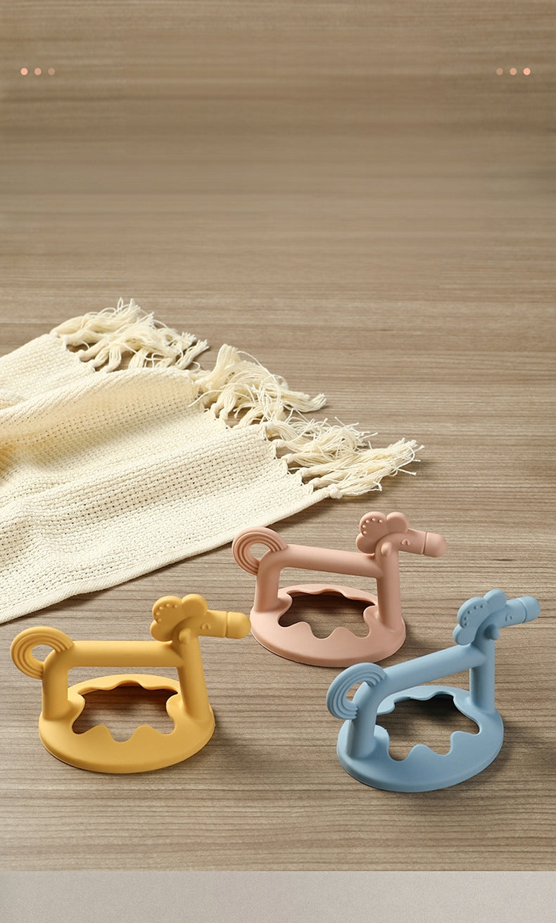 Silicone Baby Teether Wristband Teething Toy Set of 3 4