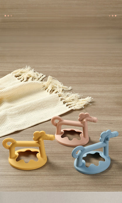 Silicone Baby Teether Wristband Teething Toy Set of 3 4