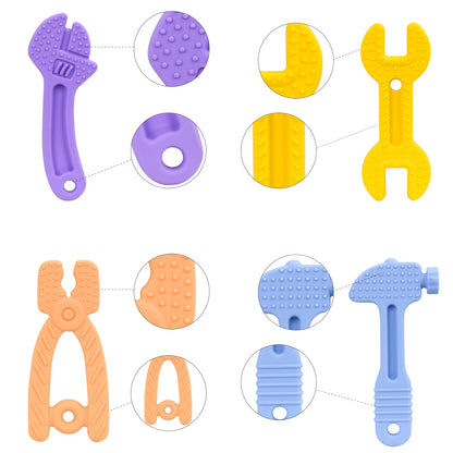 Silicone Tool Set Baby Teething Toy for Infant 3