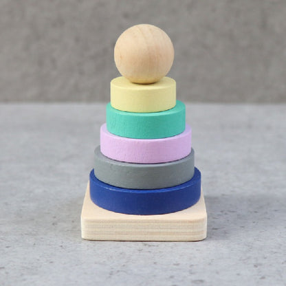 Wooden Building Blocks Educational Montessori Toys for Toddlers 7