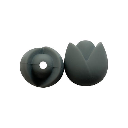 10pcs Silicone Focal Beads Lotus Diy Necklace Ornament 12