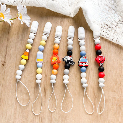 20pcs Silicone Focal Beads Medical Theme Ambulance Heart Stethoscope and More 3