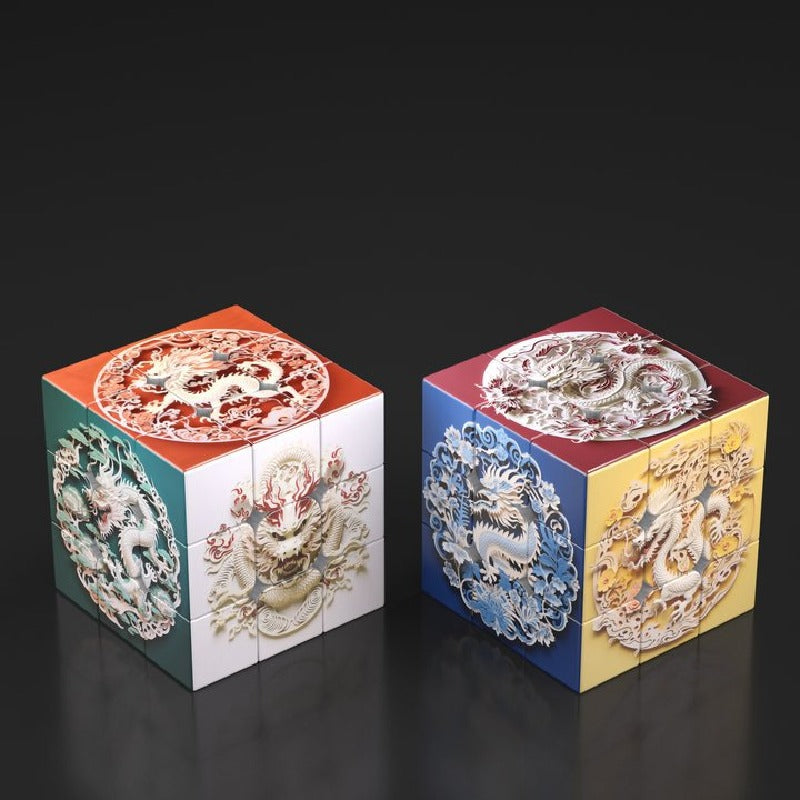 Plastic Zodiac Magic Fidget Cube Puzzle Toy 5.7cm 10