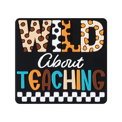 Silicone Focal Beads Teacher Heart Teaching Motivation Learn Designs 14