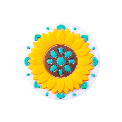 20pcs Silicone Focal Beads Daisy Variety Set You Are My Sunshine Text 4