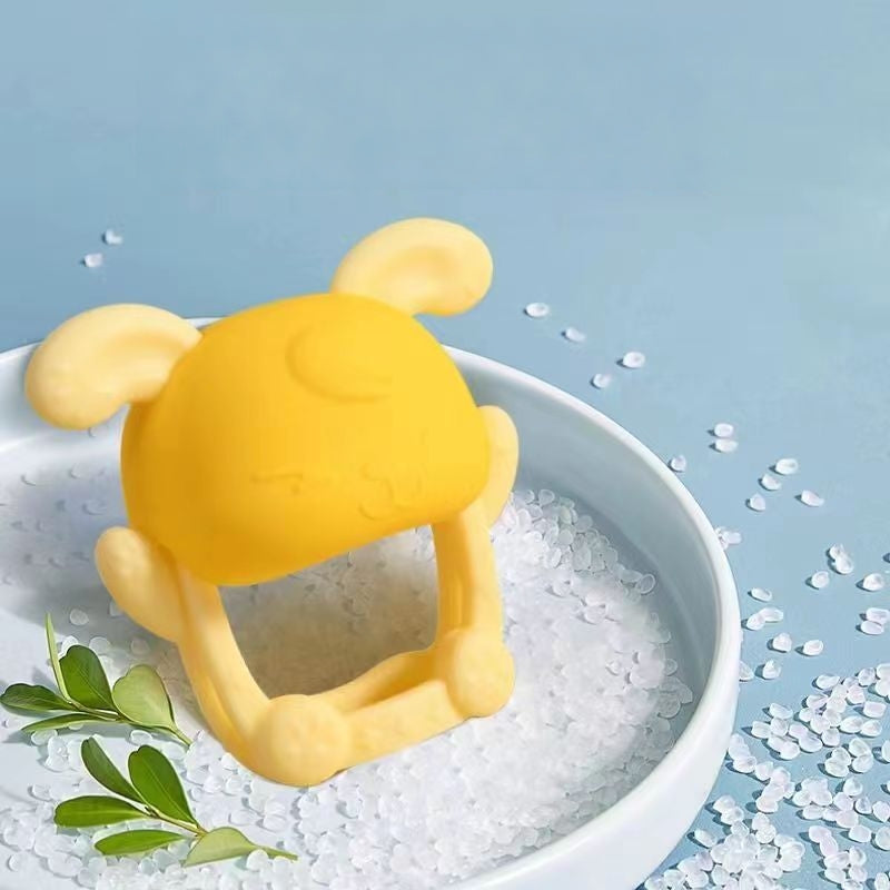 Rabbit Shape Silicone Teething Toy Baby Teether 2 Pack 3