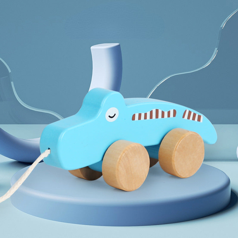 Wooden Animal Tractor Montessori Toys for Toddlers 2