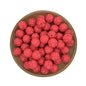 50pcs 15mm Printed Crackle Silicone Beads Colorful Design 2