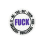 20pcs Silicone Focal Beads Circular Bold Text Design 4
