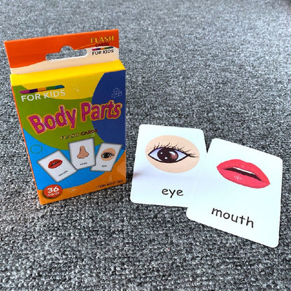 Educational Paper Flash Cards Early Development Toy 7.8x11.7cm 2