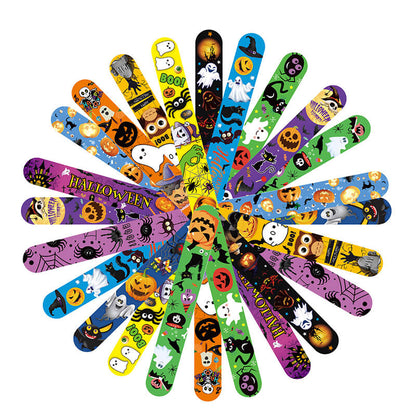 200pcs Slap Bracelets PVC Film and Iron Sheet Party Favors 22x3cm 13