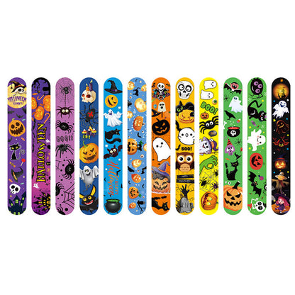 200pcs Slap Bracelets PVC Film and Iron Sheet Party Favors 22x3cm 14