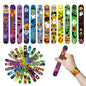 200pcs Slap Bracelets PVC Film and Iron Sheet Party Favors 22x3cm 4
