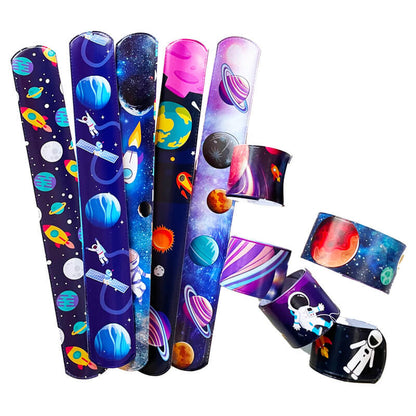 200pcs Slap Bracelets PVC Film and Iron Sheet Party Favors 22x3cm 18