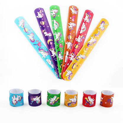200pcs Slap Bracelets PVC Film and Iron Sheet Party Favors 22x3cm 3