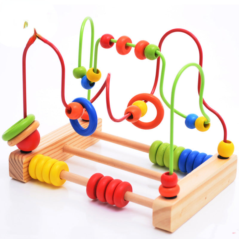Wooden Montessori Toys Computing Bead Educational Toy 2