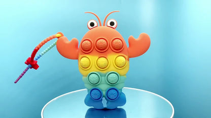 Silicone 3D Pop It Fidget Toy Ball with Air Valve 2