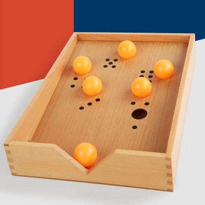 Wooden Montessori Toys Balloon Blowing Box for Kids 6