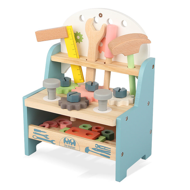 Wooden Simulation Maintenance Tool Table Montessori Toys for Kids 2