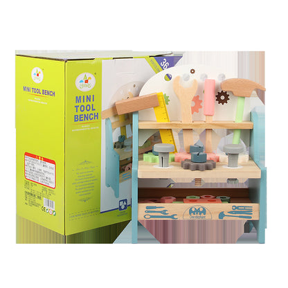 Wooden Simulation Maintenance Tool Table Montessori Toys for Kids 4