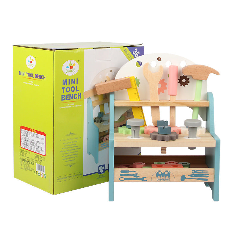 Wooden Simulation Maintenance Tool Table Montessori Toys for Kids