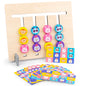 Wooden Montessori Toys Logical Intelligence for Toddlers 24.5cm 5