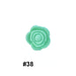 50pcs Silicone Focal Beads Rose Flower Double-Sided Design 21