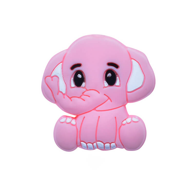 20pcs Silicone Focal Beads Animal Theme Various Designs 21