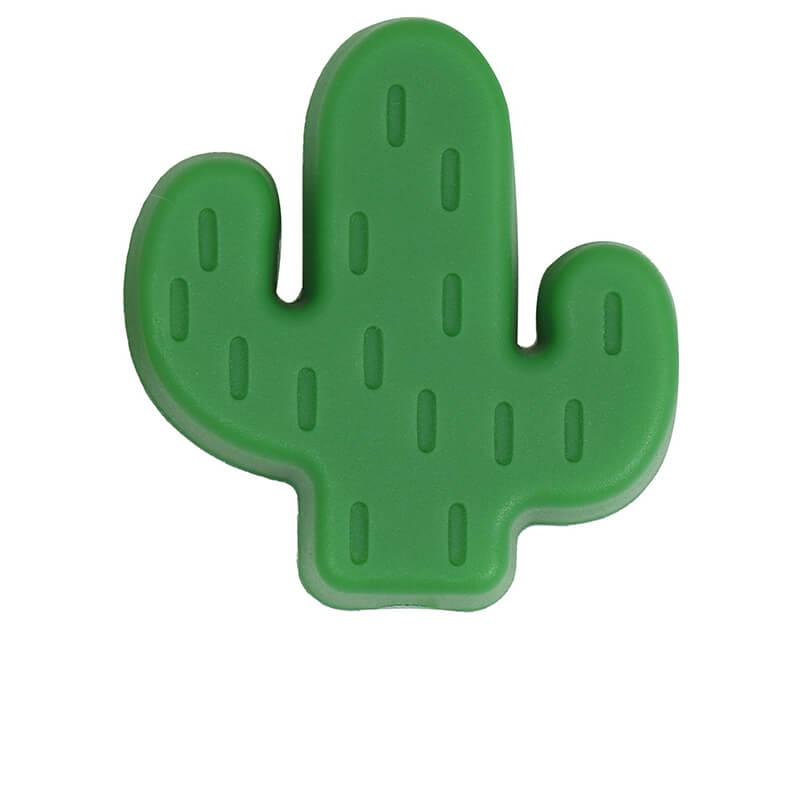 20pcs Silicone Focal Beads Cactus Design Various Colors 22