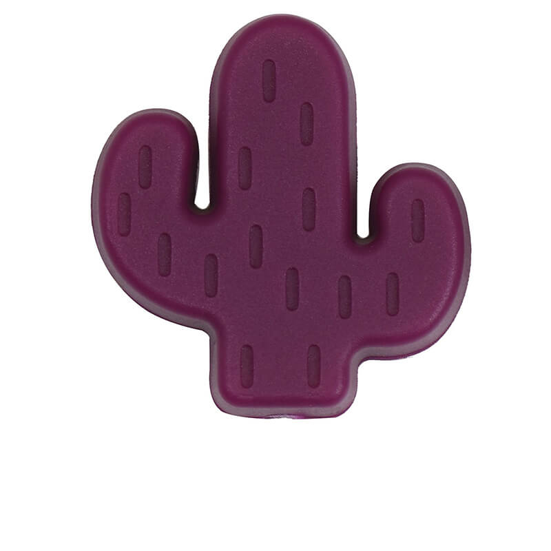 20pcs Silicone Focal Beads Cactus Design Various Colors 27
