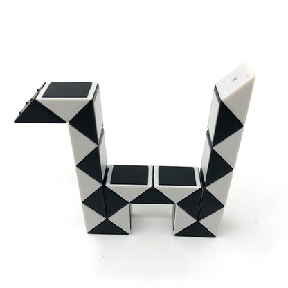 Plastic Snake Cube Twist Puzzle 24 Blocks 22cm 3