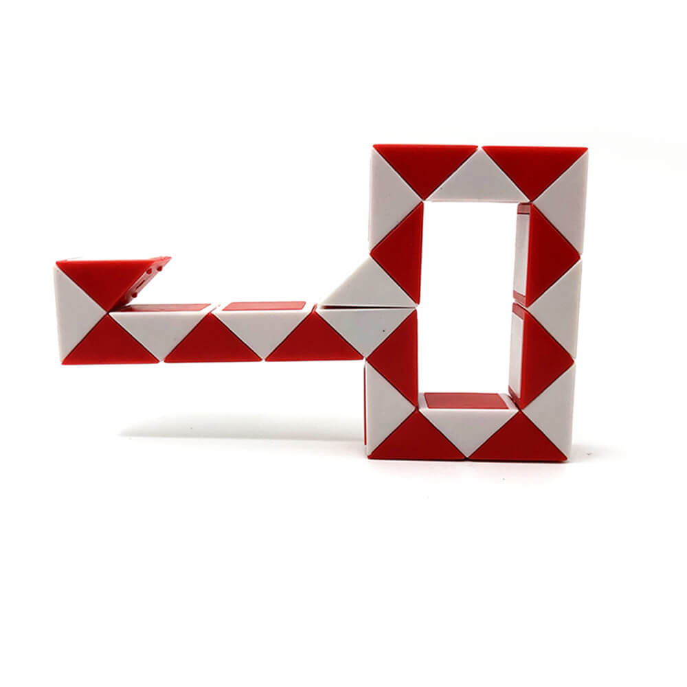 Plastic Snake Cube Twist Puzzle 24 Blocks 22cm 4