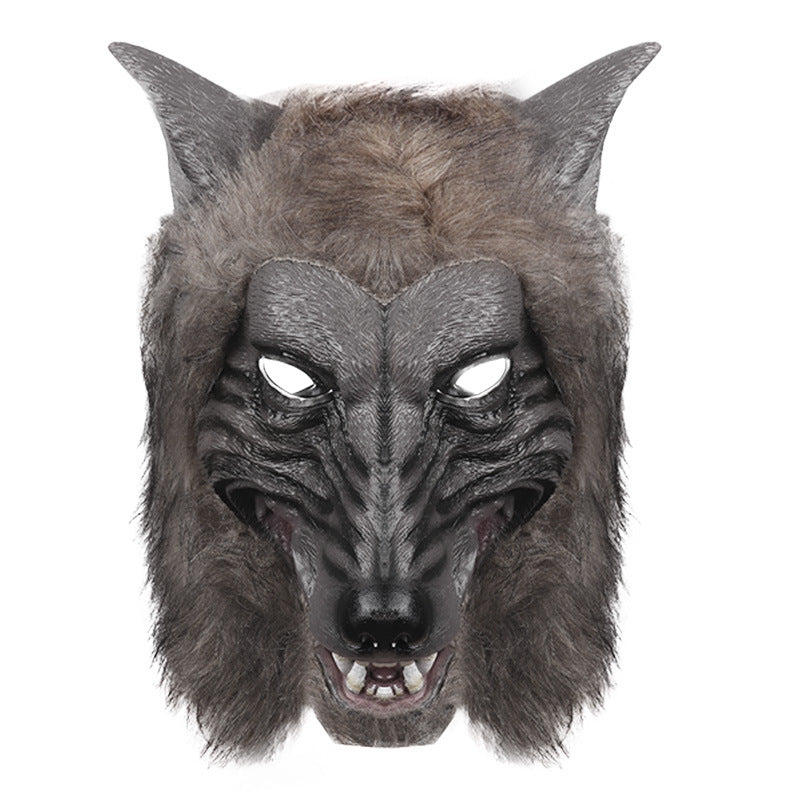 Wolf Vinyl Headgear Halloween Costume Mask Party Decoration