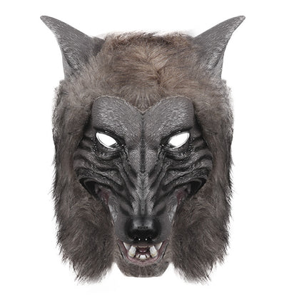 Wolf Vinyl Headgear Halloween Costume Mask Party Decoration