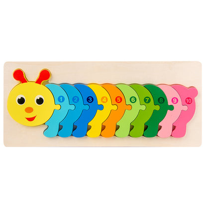 Dinosaur Wooden 3D Puzzle Educational Toy 30cm 7
