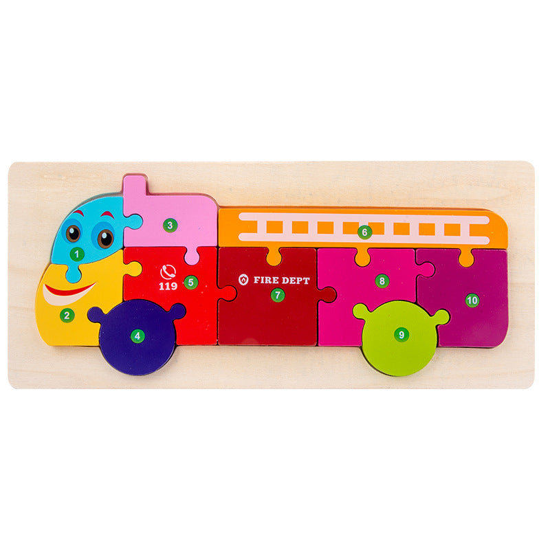 Dinosaur Wooden 3D Puzzle Educational Toy 30cm 15