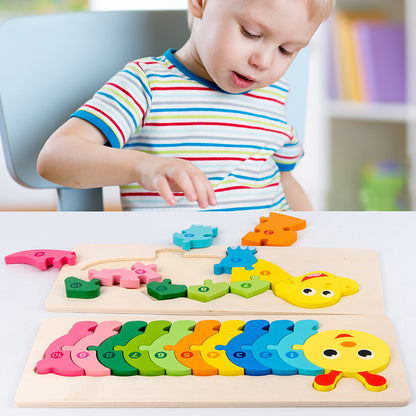 Dinosaur Wooden 3D Puzzle Educational Toy 30cm 2