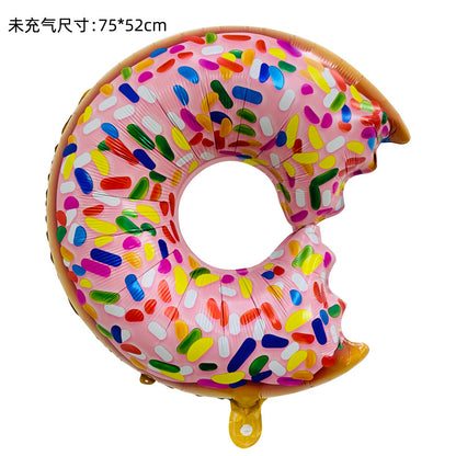 Food Theme Foil Balloon Set Birthday Party Decoration 50pcs 2