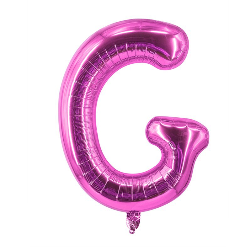 Purple Letter Foil Balloons 16 Inch Thin Version 50pcs 9