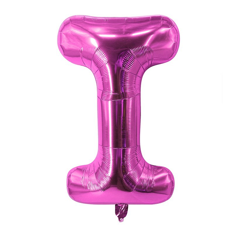 Purple Letter Foil Balloons 16 Inch Thin Version 50pcs 11