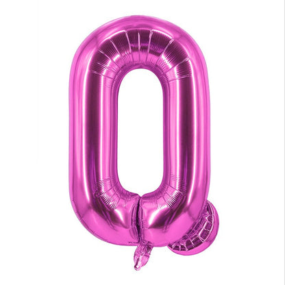 Purple Letter Foil Balloons 16 Inch Thin Version 50pcs 19