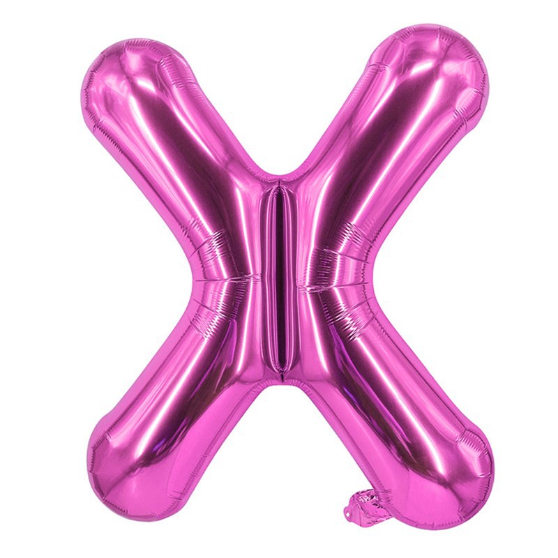 Purple Letter Foil Balloons 16 Inch Thin Version 50pcs 26