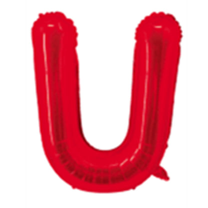 Red Letter Foil Balloons 16 Inch Aluminum Decoration 50pcs 23