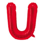 Red Letter Foil Balloons 16 Inch Aluminum Decoration 50pcs 23