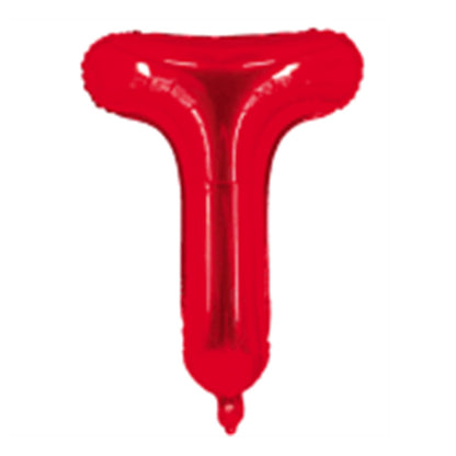 Red Letter Foil Balloons 16 Inch Aluminum Decoration 50pcs 22