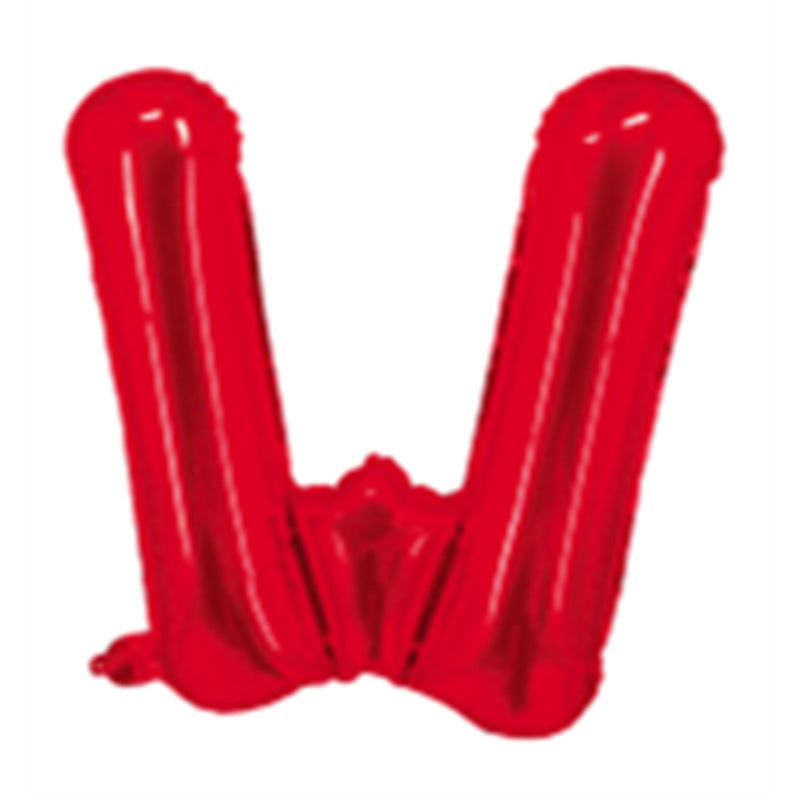 Red Letter Foil Balloons 16 Inch Aluminum Decoration 50pcs 25
