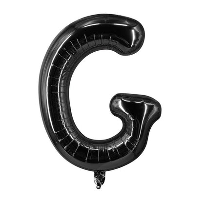 Black Letter Foil Balloons 16 Inch Party Decoration 50pcs 9