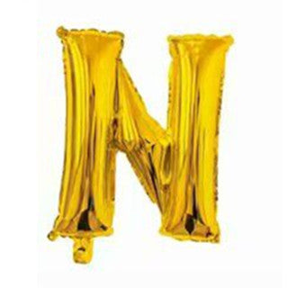 Gold Letter Foil Balloons 16 Inch Party Decoration 50pcs 17