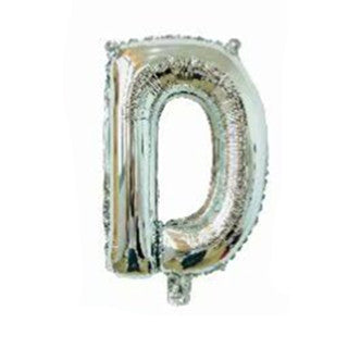 Silver Letter Foil Balloons Party Decoration 16 Inch 50pcs 6